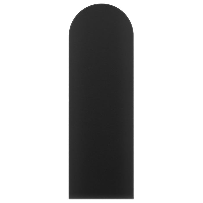 Panel Tapicerowany Eko Skóra Czarny 20cm