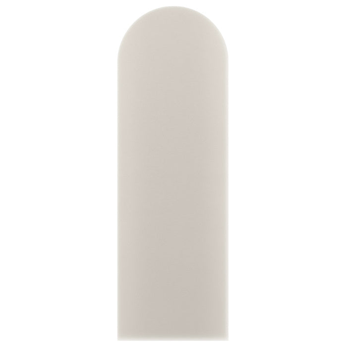 Panel Tapicerowany Eko Skóra Kremowy 20cm